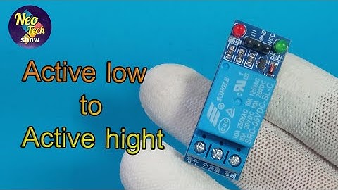 A practical trick for the relay module