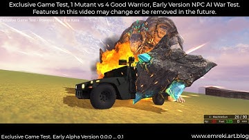 Unity Exclusive Game Test : NPC AI War Test