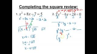 Pre-Cal: Notes 5/4