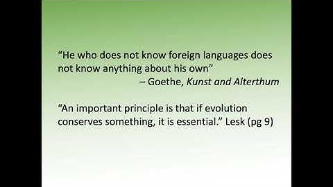 Comparative Genomics Lecture 1 - Introductions to Genomics