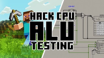 HackCPU Logisim ALU Testing