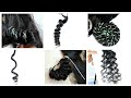 5 Ways To Curl Hair With Thread Or String | African Hair Threading Curls For All Hair Types