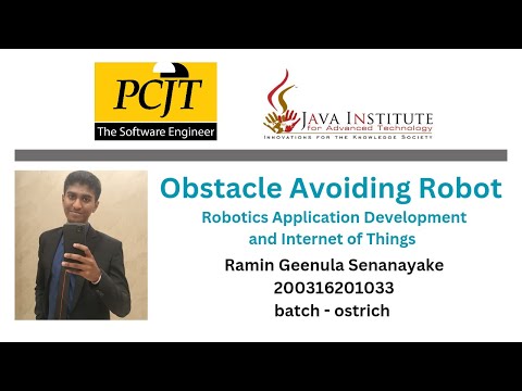 Obstacle Avoiding Robot | Robotics | Java Institute | PCJT Software Engineering