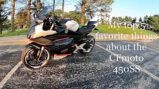 CFmoto 450SS - My top 5 favorite things about this bike - Will some of them SURPRISE you?!