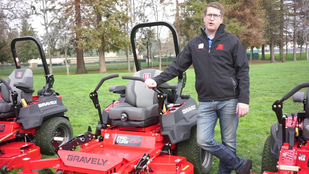 2017 Gravely Pro Turn 200 Zero Turn Professional Lawn Mower Overview ...