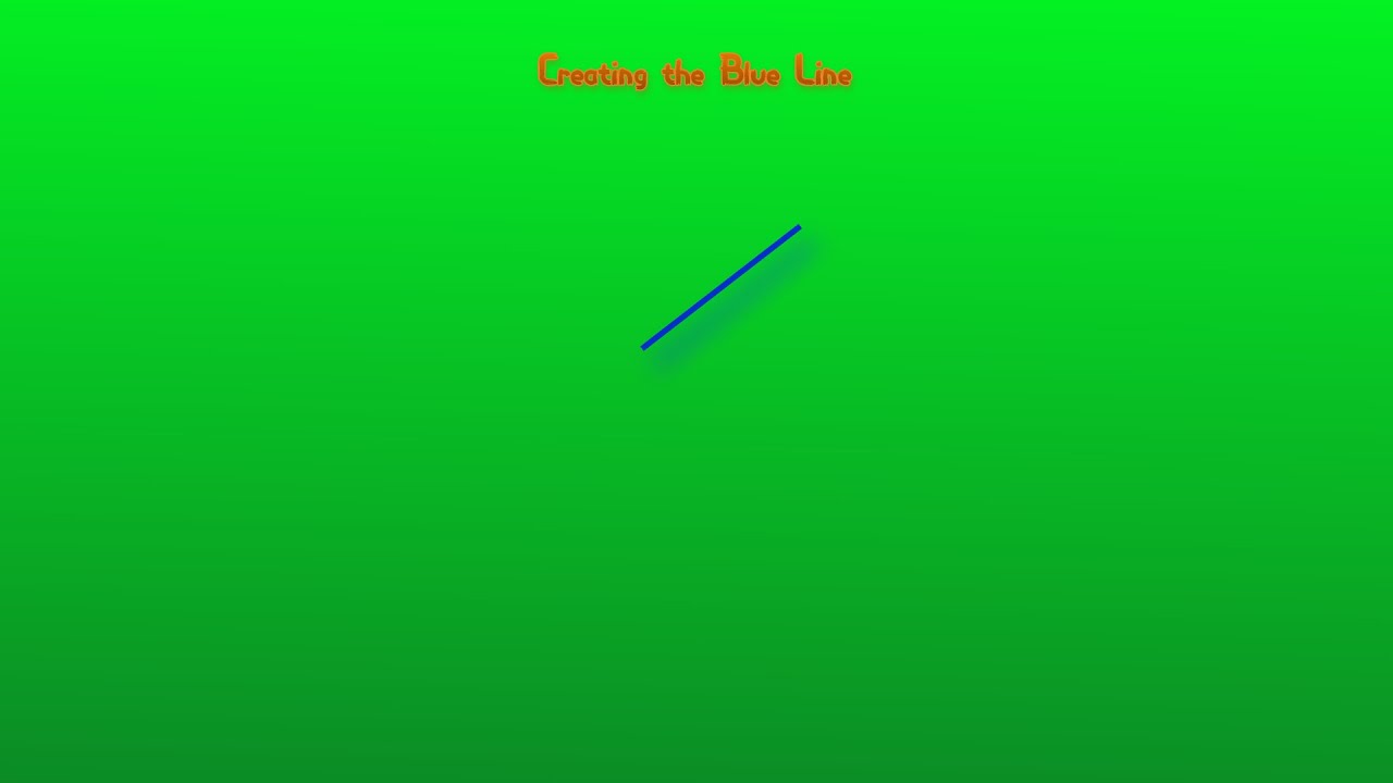 Creating the Blue Line YouTube