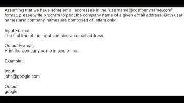 get company name from email address using python