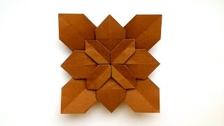 Origami Hydrangea (Shuzo Fujimoto) - Origami Tutorial