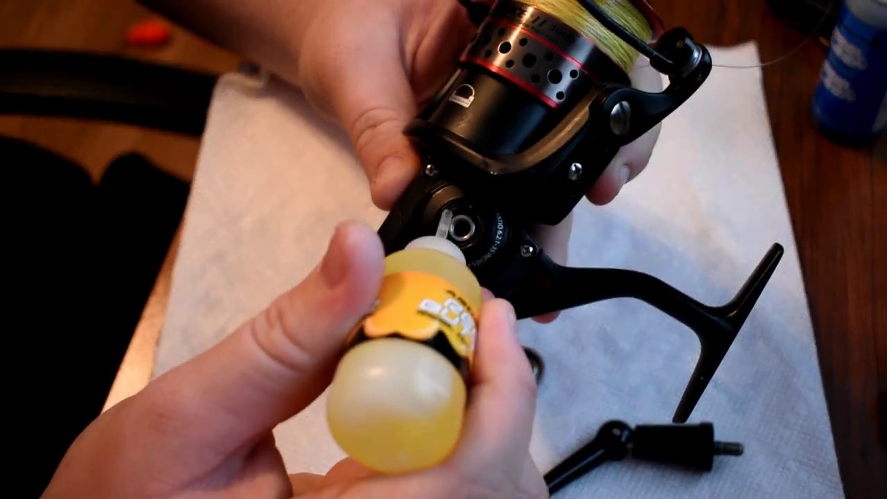 How to clean and oil a spinning reel 