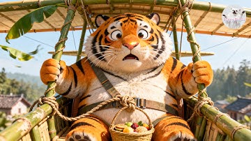 Tiger Takes Off And Crashes Into Fox Den