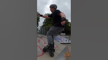 Offroad Inline Skates at Skatepark