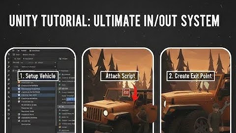 Unity FPS Vehicle Enter/Exit System Tutorial (C# Script Included)