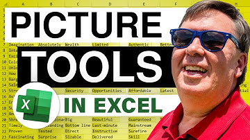 Excel - Excel Picture Tools - Adding Artistic Effects, SmartArt Layouts, & More! - Episode 1088
