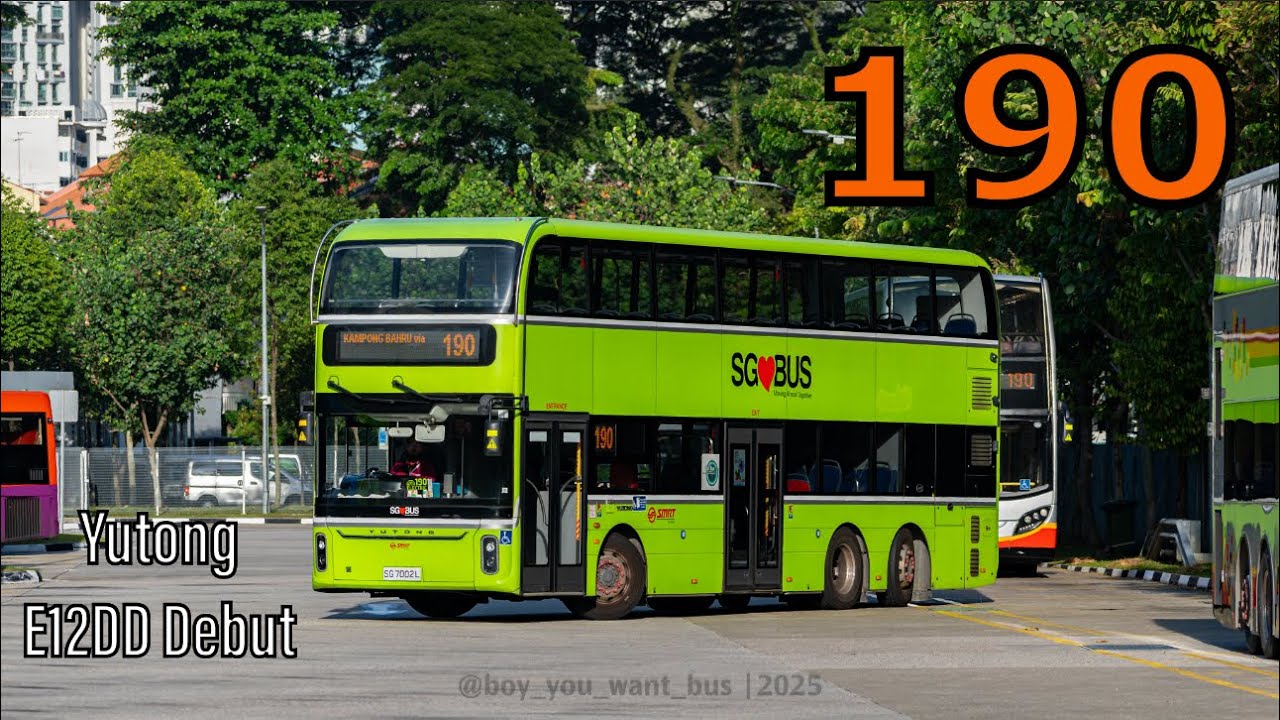 [Joyride | Debut] SG7002L on 190 | Yutong E12DD (ZK6126BEVGS AUTO)