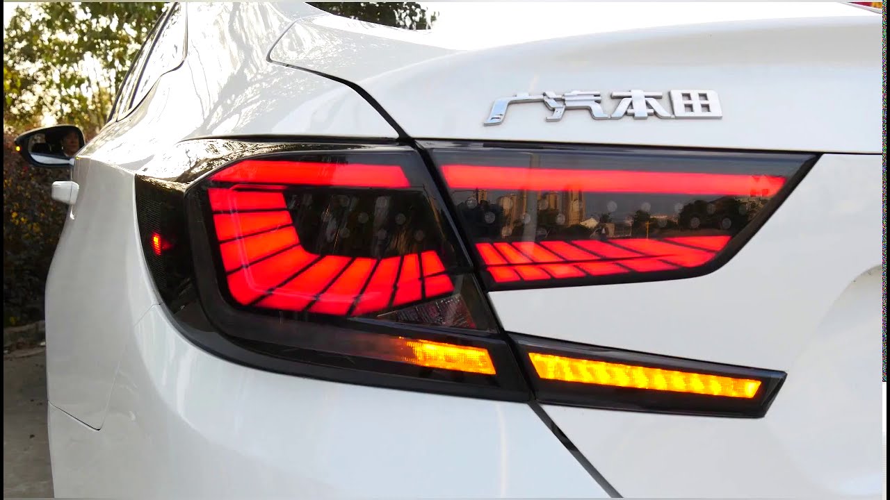 HCmotion For Honda Accord 10th 2018-2020 Full LED Smoked Rear Tail