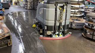 The Karcher B 260 RI Bp Industrial Ride-on Scrubber by Karcher Professional Cleaning Solutions in Action! 5,521 views 8 months ago 1 minute, 47 seconds