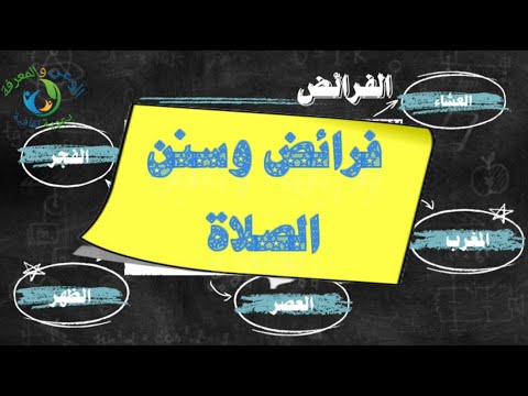 فرائض وسنن الصلاة