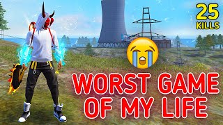 SOLO VS SQUAD || WORST GAME OF MY LIFE😭 UNLUKIEST MOMENT IN FF HISTORY😪 !!! || 99% HEADSHOT INTEL I5