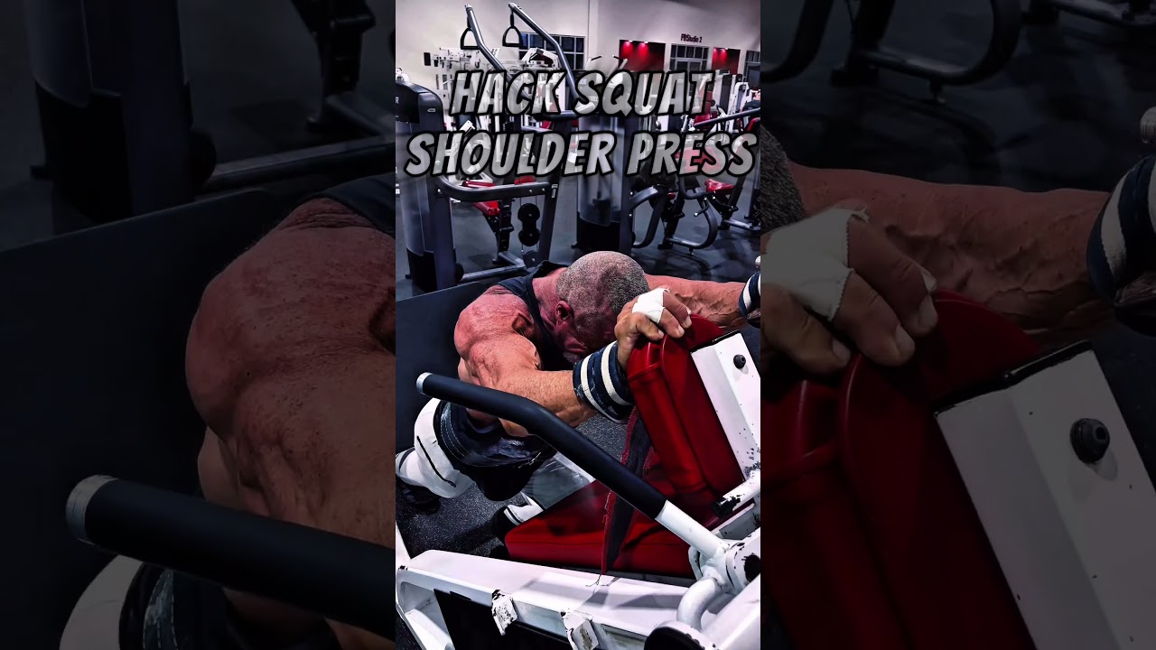 HACK SQUAT, SHOULDER PRESSES #shoulders #workout #motivation #workouttips #crazy