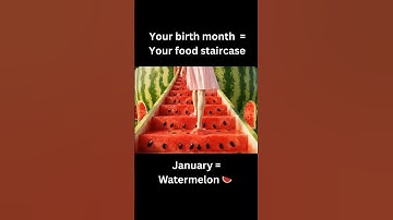 【ASMR】Your birth month = Your staircase! ✨Which one is yours? 🍉🍫🍬🍦🍯🍩 Comment below 👇 #aiasmr
