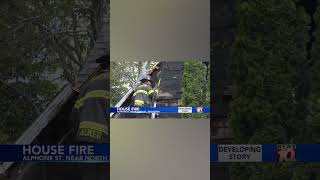 Rochester Fire Department responds to a house fire on Alphonse Street