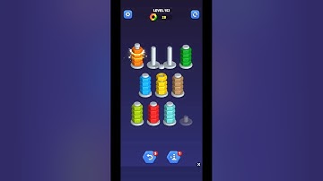 Nut sort - color puzzle game level 151 to 155