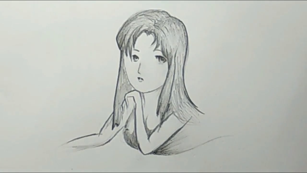 Cool Drawings Pencil Drawing A Beautiful Anime Easy Youtube