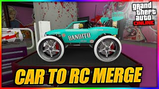 GTA 5 ONLINE - (SOLO) F1/BENNYS WHEEL MERGE ON ANY CAR TO RC MERGE 1.67 (XBOX /PSN)