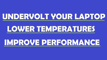 How to undervolt your laptop using Throttlestop