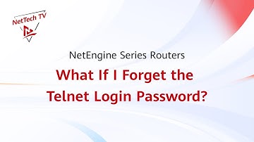 [NE Router Must-Knows] What If I Forget the Telnet Login Password of a NetEngine Series Router?