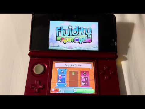 Nintendo 3DS Game - Fluidity: Spin Cycle