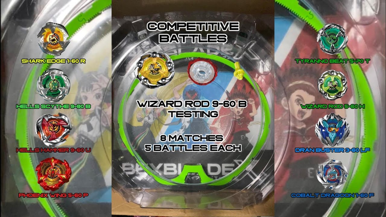 Wizard Rods Code Beyblade X Wizard Rod 9-60 Ball Competitive Testing - YouTube