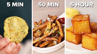 5-Min Vs. 50-Min Vs. 5-Hour Crispy Potatoes • Tasty