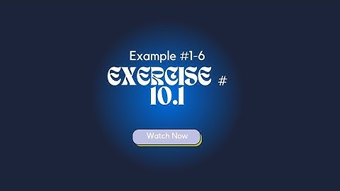 mathematical method SM Yusuf chapter 10 example#1-6 differential equation in Urdu and Hindi