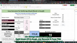 Easy Switch Axe Damage Calculator (Netlify App) Tutorial - Monster Hunter Math Beginners screenshot 2