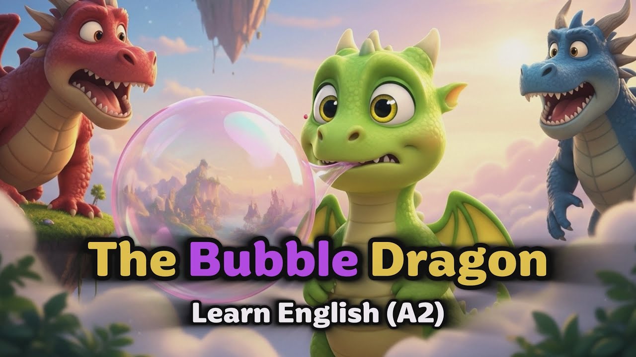 Why is this Dragon Different?🐉English Listening Practice for Beginners. Learn English Story Level A2