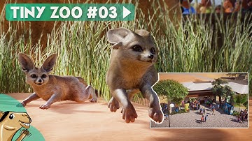 Tiny Zoo - Fennec Foxes & Food - Planet Zoo Hardmode Gameplay