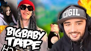 Михалина смотрит РЕАКЦИЮ НА BIG BABY TAPE И ROCKET