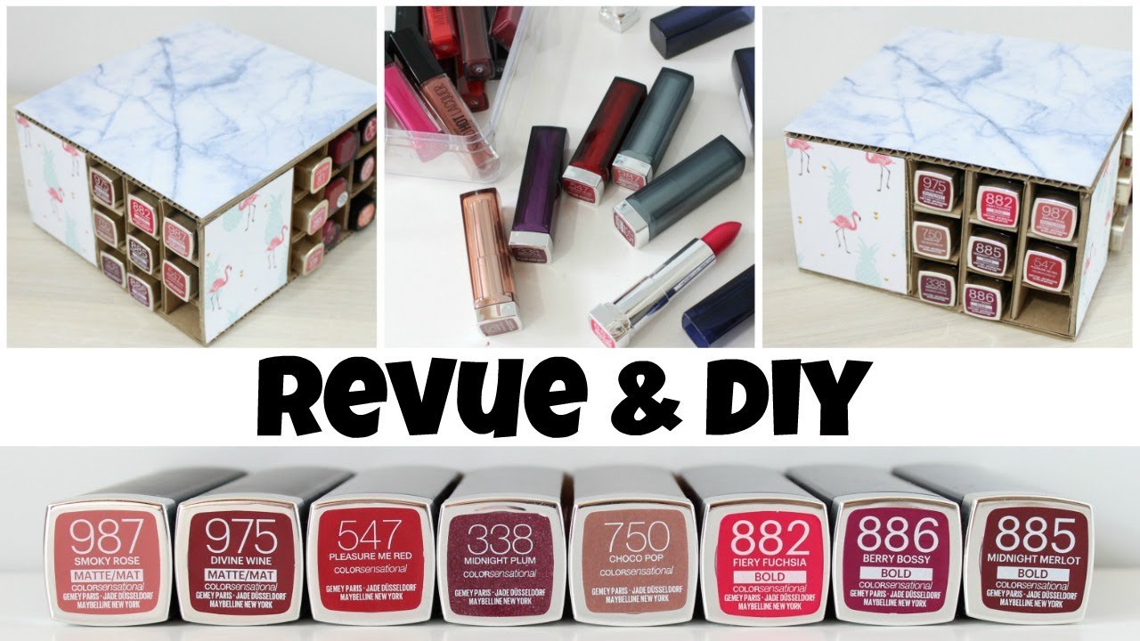 revue maybelline diy rangement 224 l 232 vres revue maybelline diy rangement 224 l 232 vres