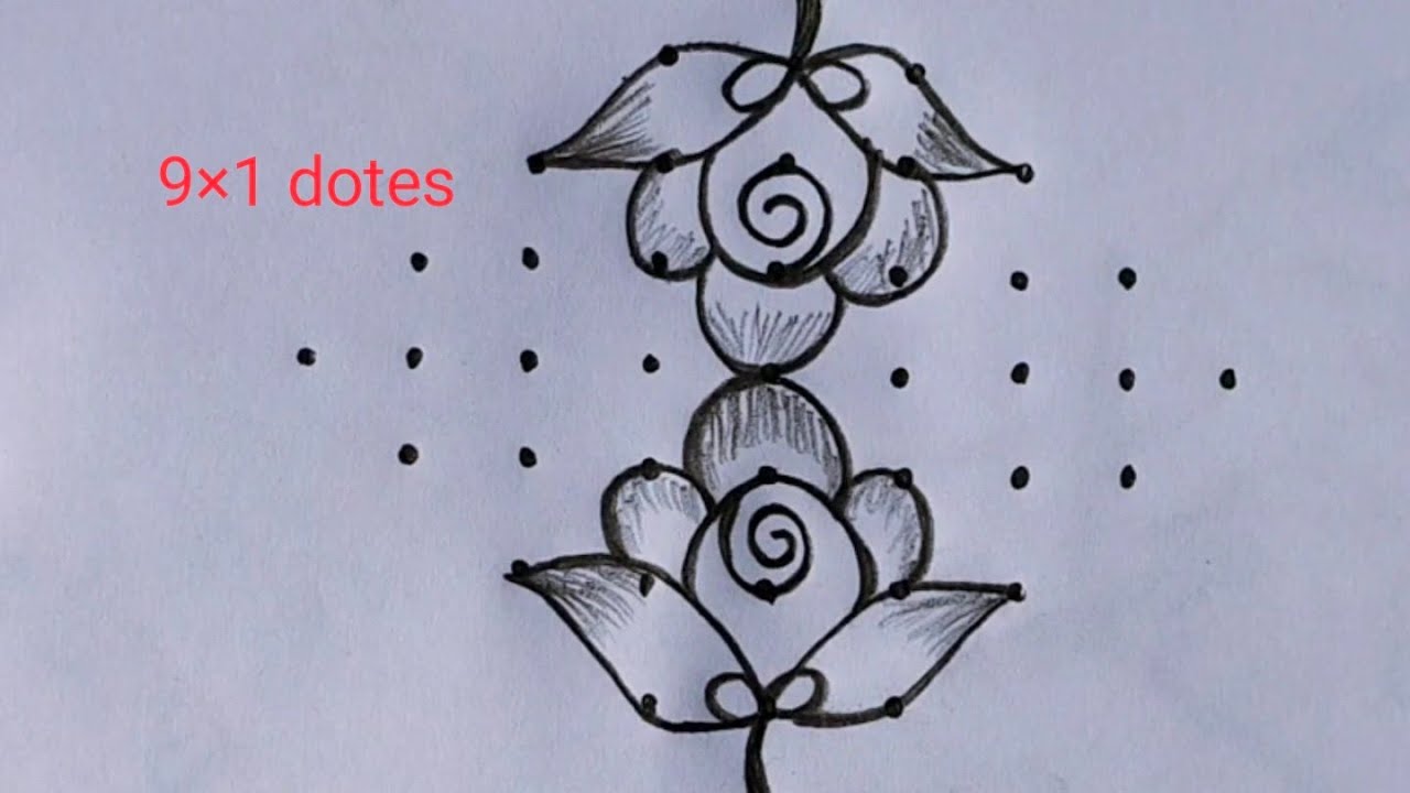 9×1 dotes shivaratri special rangolis 🌺 diwaali rangolis 🌺🏵️ colour full rangolis 🌺🌺 vaakita muggulu
