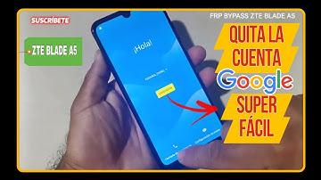 FRP BYPASS ZTE BLADE A5 / QUITA LA CUENTA GOOGLE.