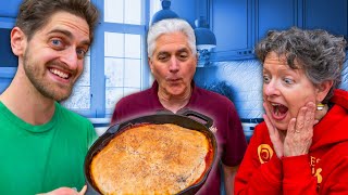 Surprising my Parents with a VEGAN Deep Dish Pizza!