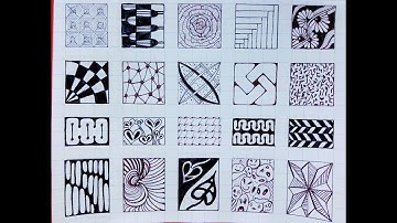 1001 EAsy tangle patterns #52