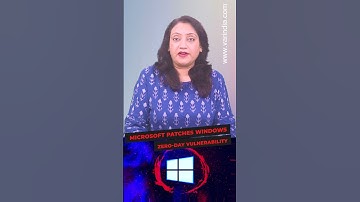 Microsoft patches Windows zero-day vulnerability #shorts