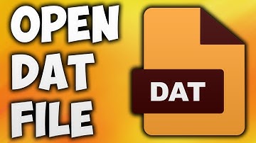 How to Convert DAT File to Excel - Opening a DAT File in Excel