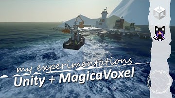 Experiment: Forgotten "WaterWorld" Project in Unity & MagicaVoxel