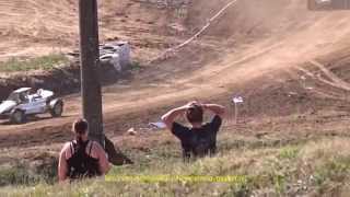 Prerov 2015 - Super Buggy - Heat 2 - Group 2 - Stubbe Crash