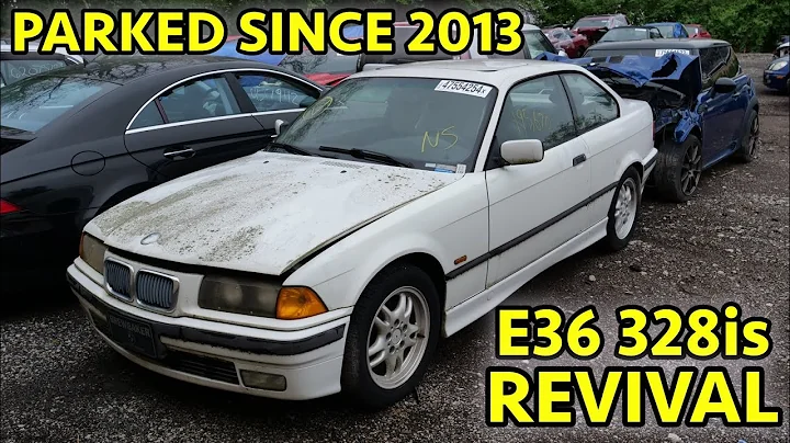 FORGOTTEN E36? Salvage Auction Rescue 98 BMW 328is 5-Speed Parked For YEARS is SAVED From Crusher!