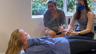 We&#39;re Back! Full Body Adjustment &quot;Crackin&quot; Party! | Chiropractic Adjustment by Dr. Aaron