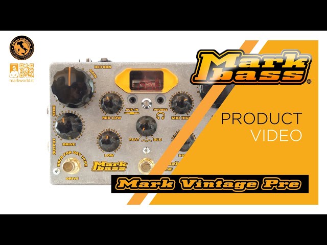 Markbass - MARK VINTAGE PRE - YouTube